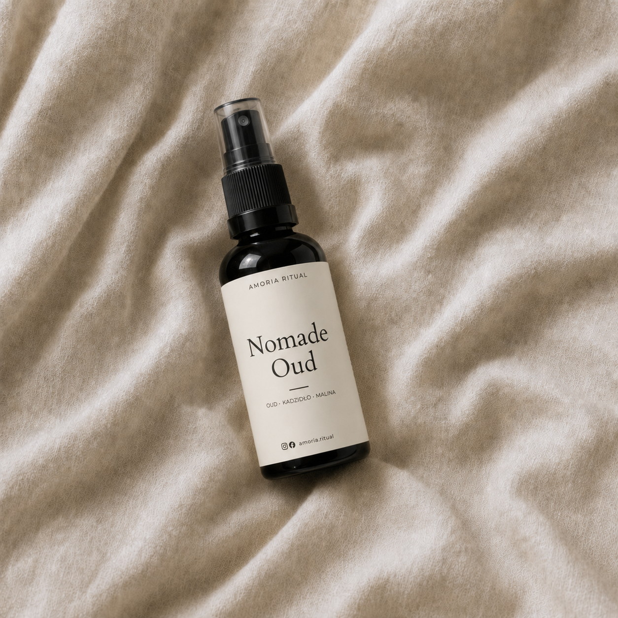 Luksusowy zapach do wnętrz AMORIA | NOMADE OUD – home spray 50ml (Kopia)