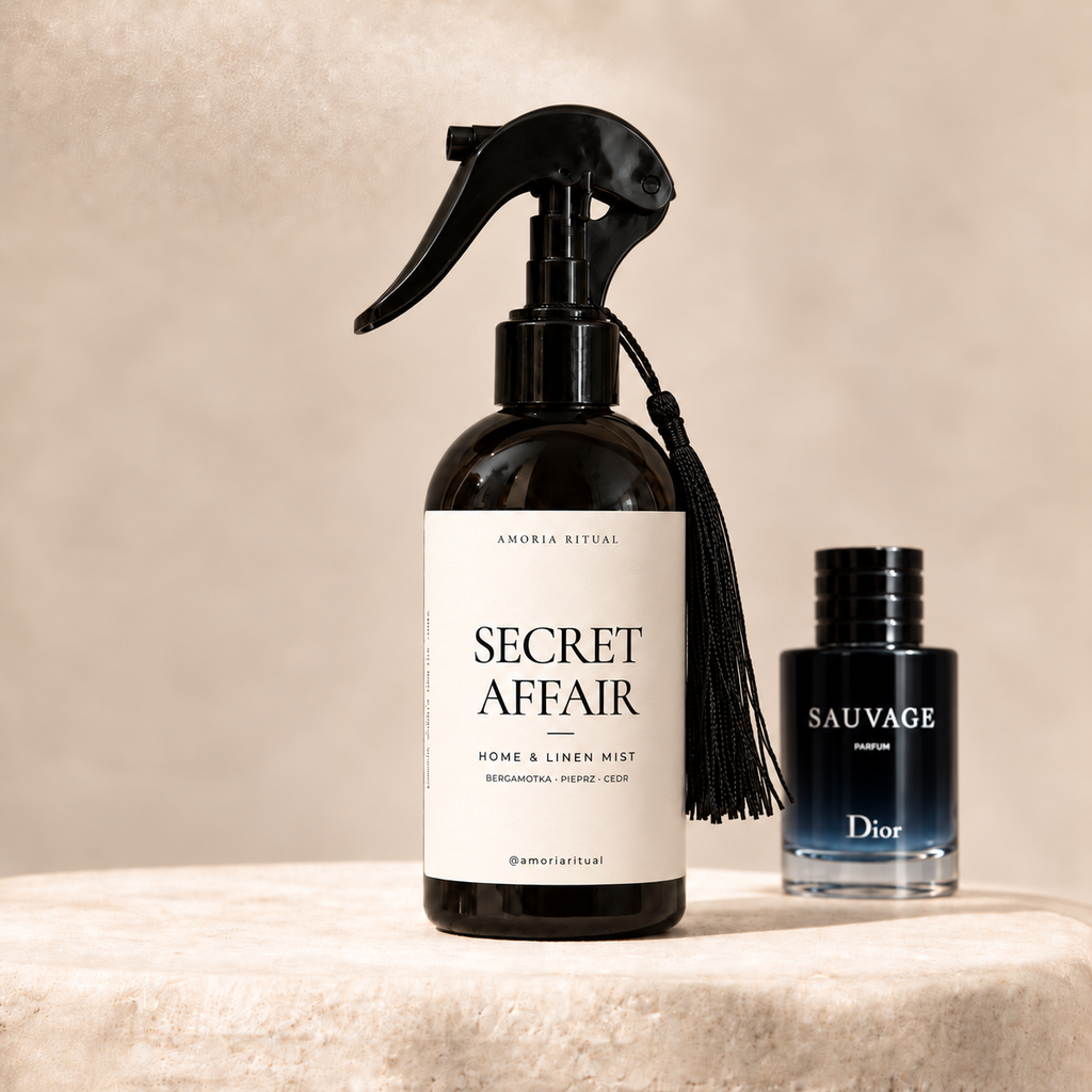 Luksusowy zapach do wnętrz AMORIA | SECRET AFFAIR – home spray 250ml