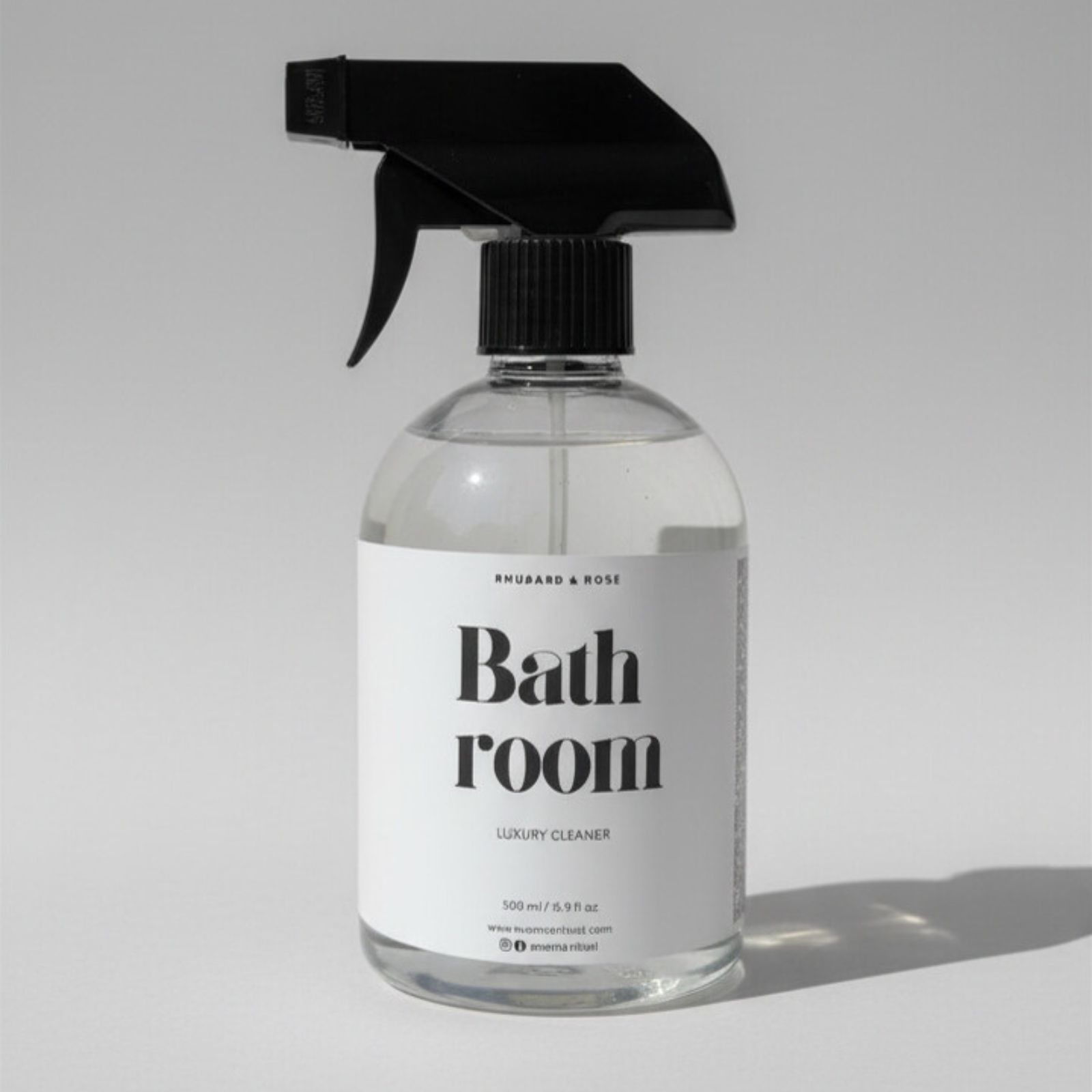 Luxury Bathroom Cleaner 500ml | Rhubarb&Rose | AMORIA