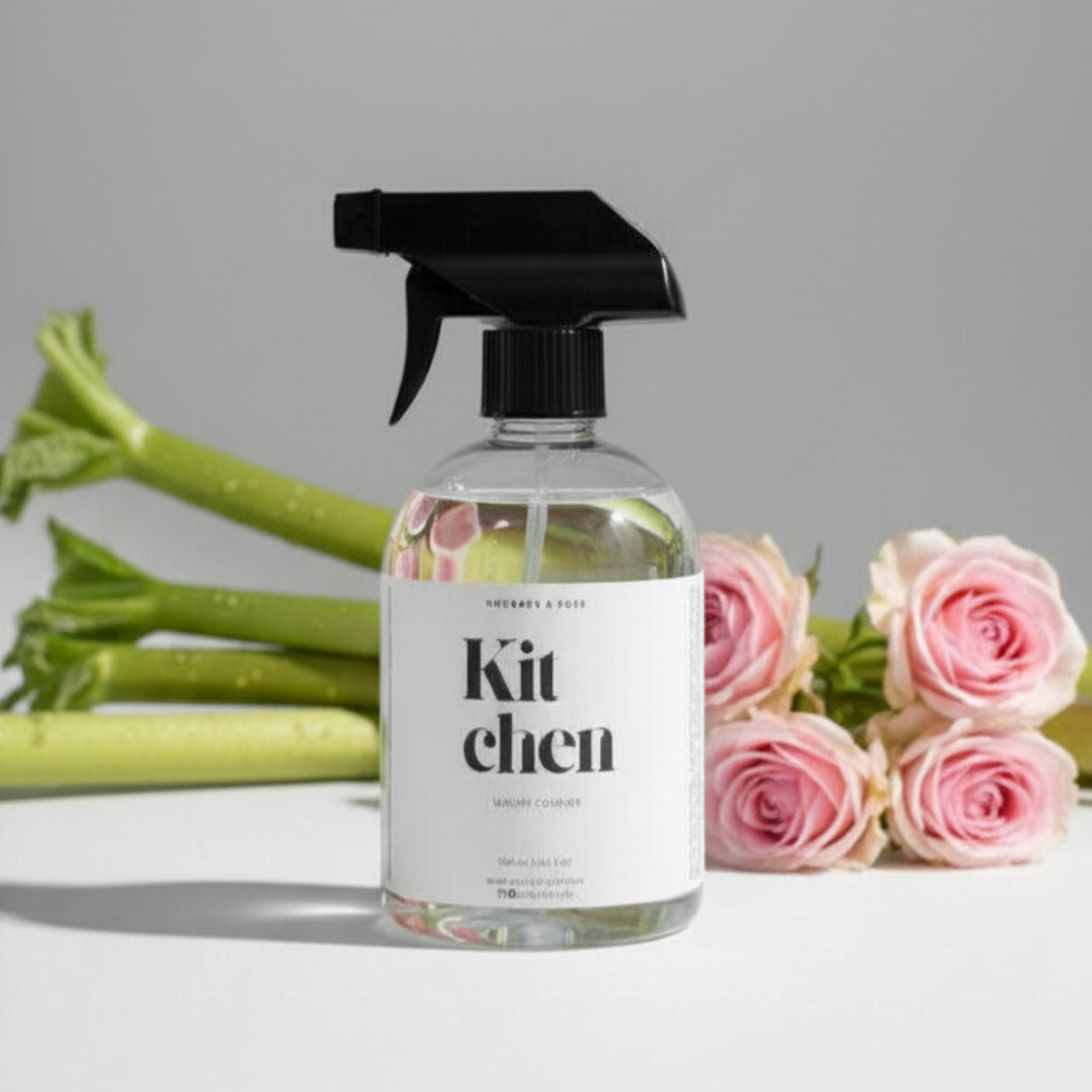 Luxury Kitchen Cleaner 500ml | Rhubarb & Rose | AMORIA