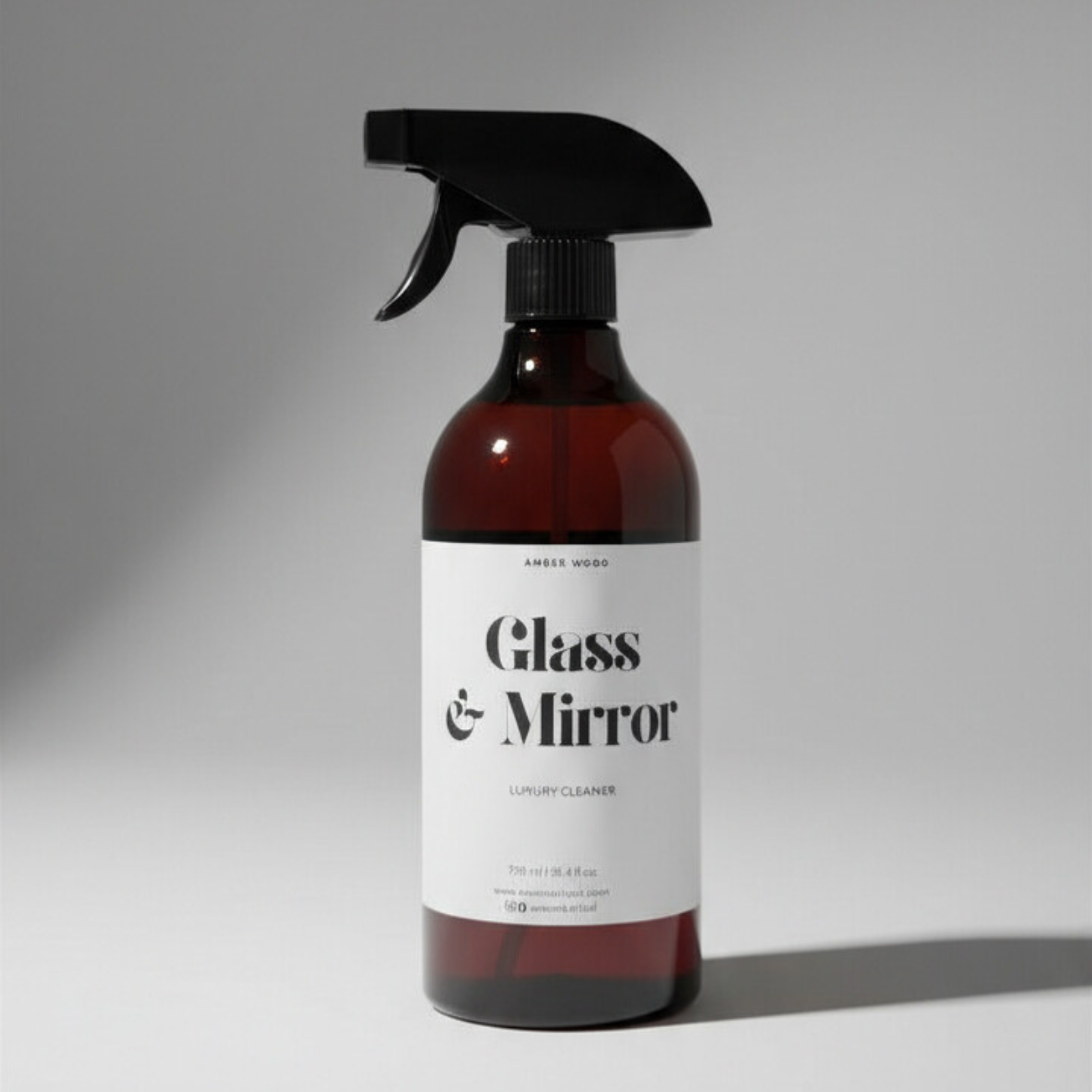 Luxury Glass & Mirror Cleaner 750ml | Amber Wood | AMORIA