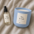 ZESTAW Home spray 50ml + świeca 600ml - SEA & SALT