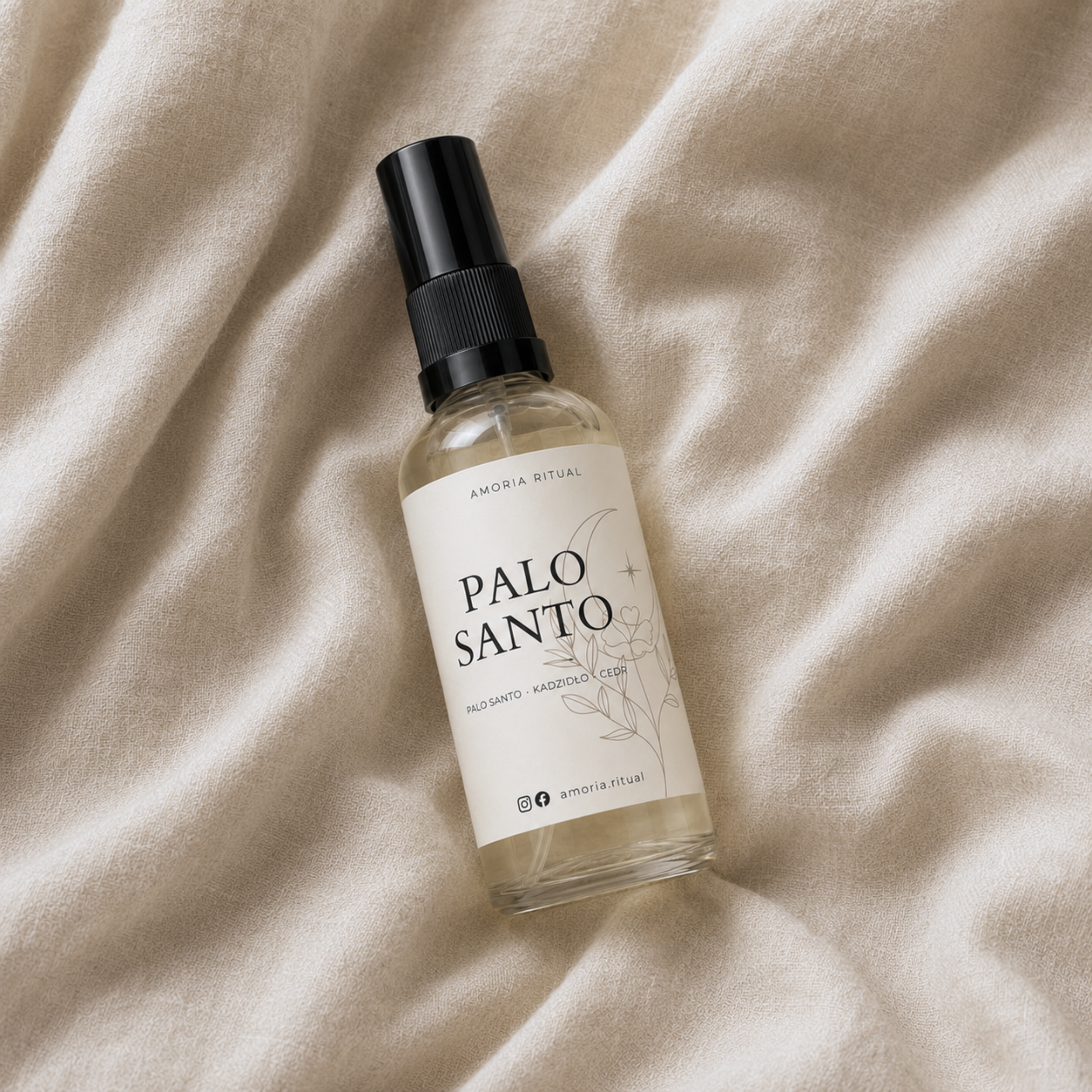 Luksusowy zapach do wnętrz AMORIA | PALO SANTO – home spray 50ml