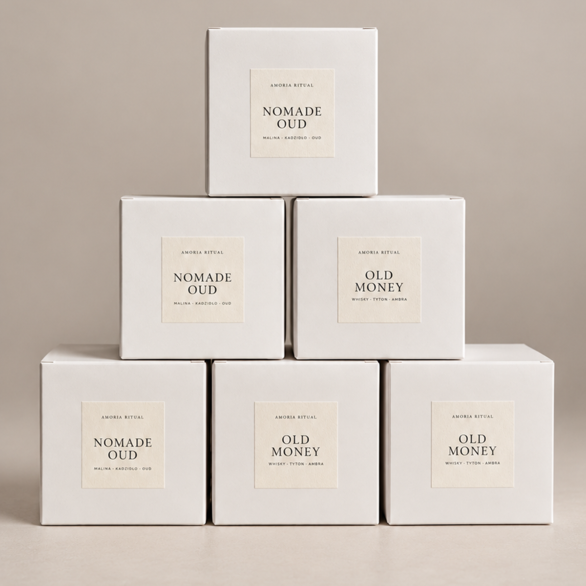 Świeca zapachowa AMORIA | NOMADE OUD – premium 600ml