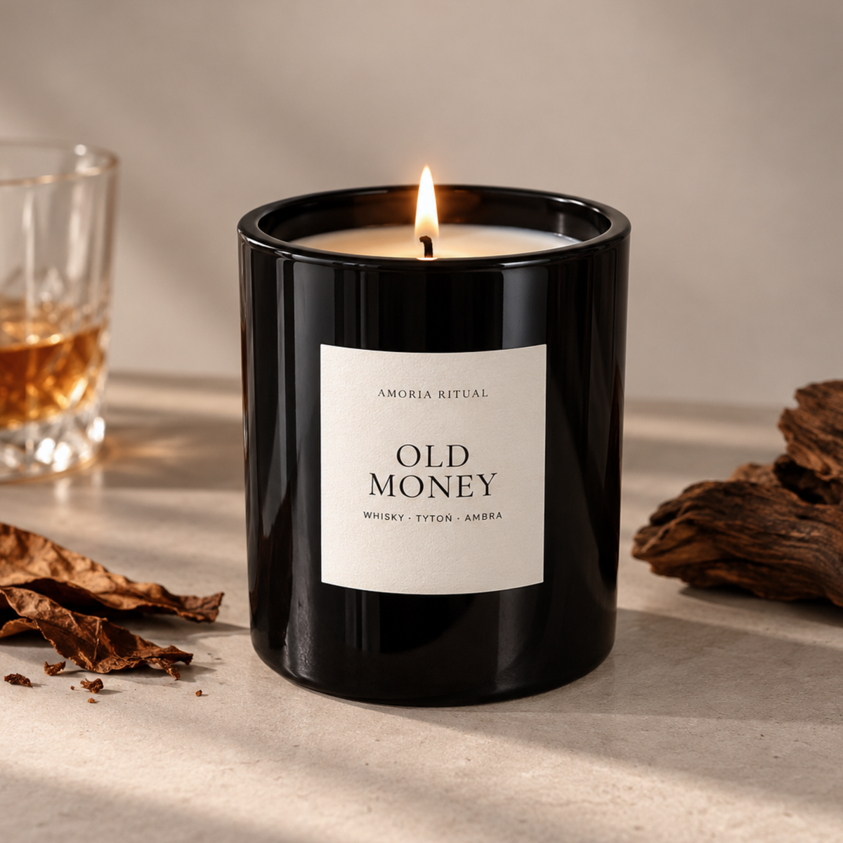 Świeca zapachowa AMORIA | OLD MONEY 280ml