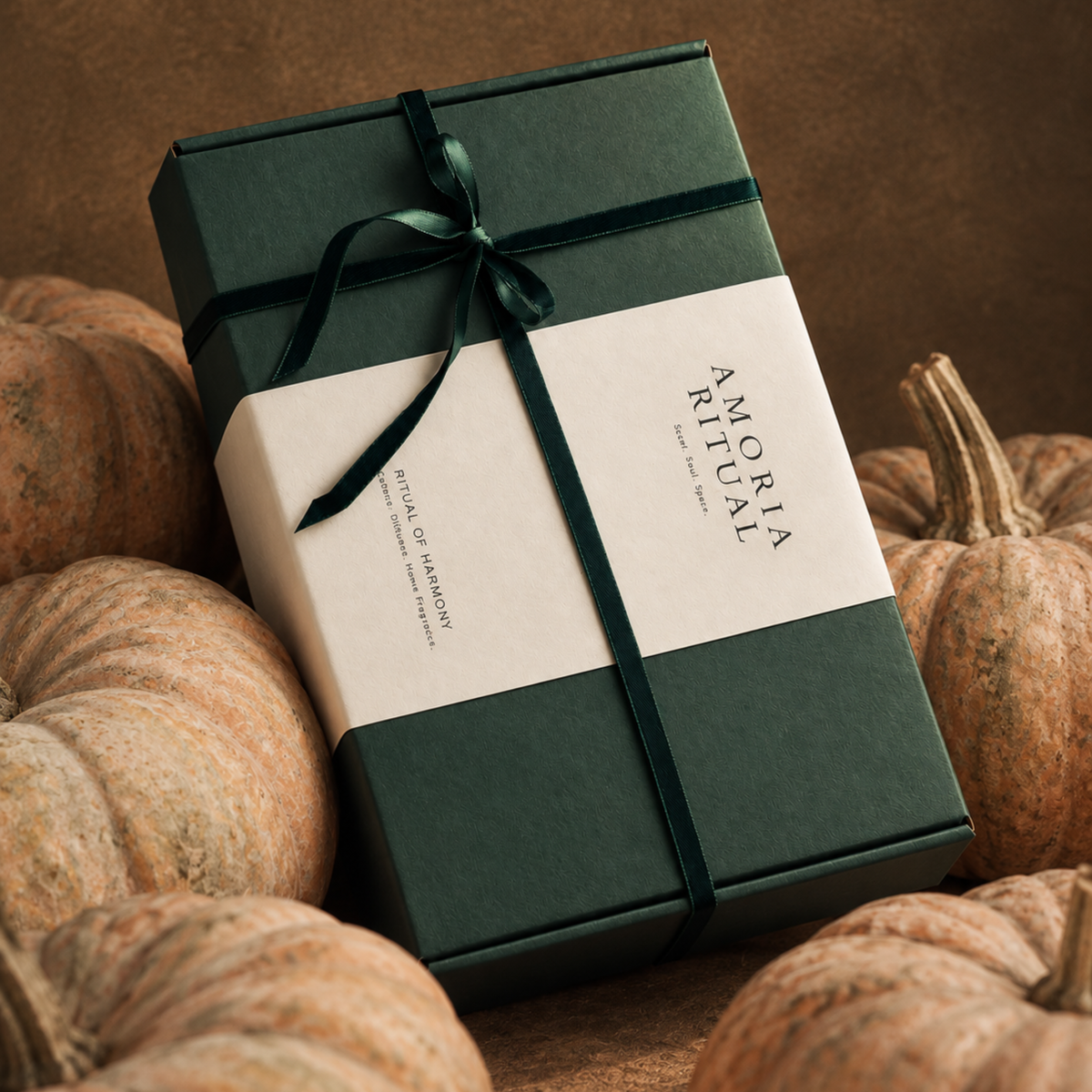 Zestaw Home Spray + świeca 280 ml AMORIA | Pumpkin Spice