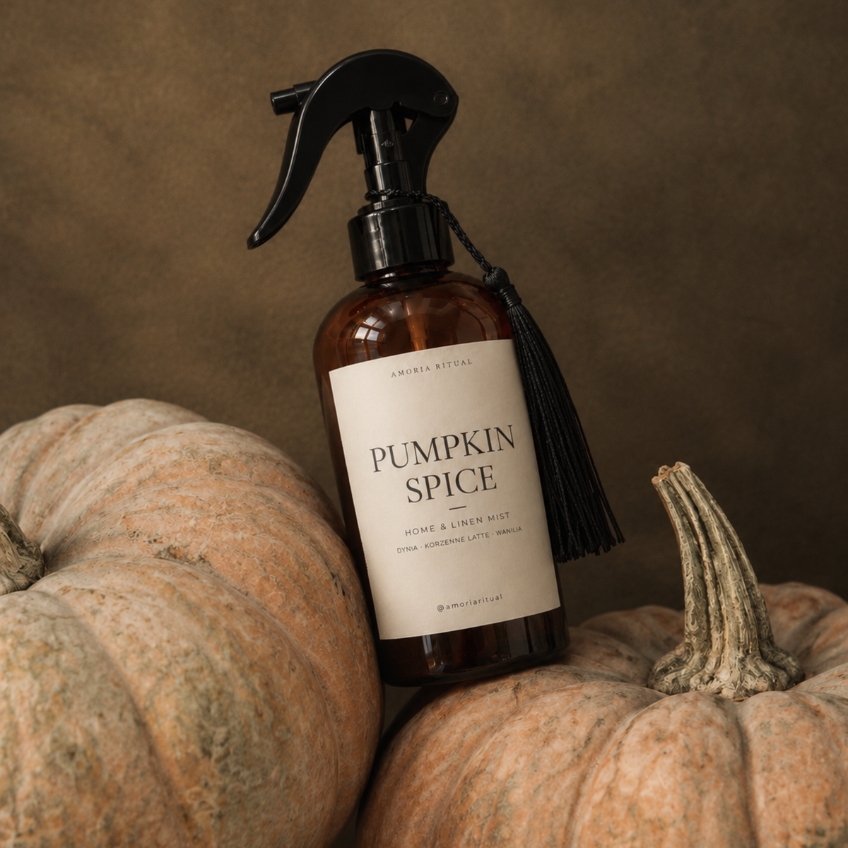 Luksusowy zapach do wnętrz AMORIA | PUMPKIN SPICE – home spray 250ml