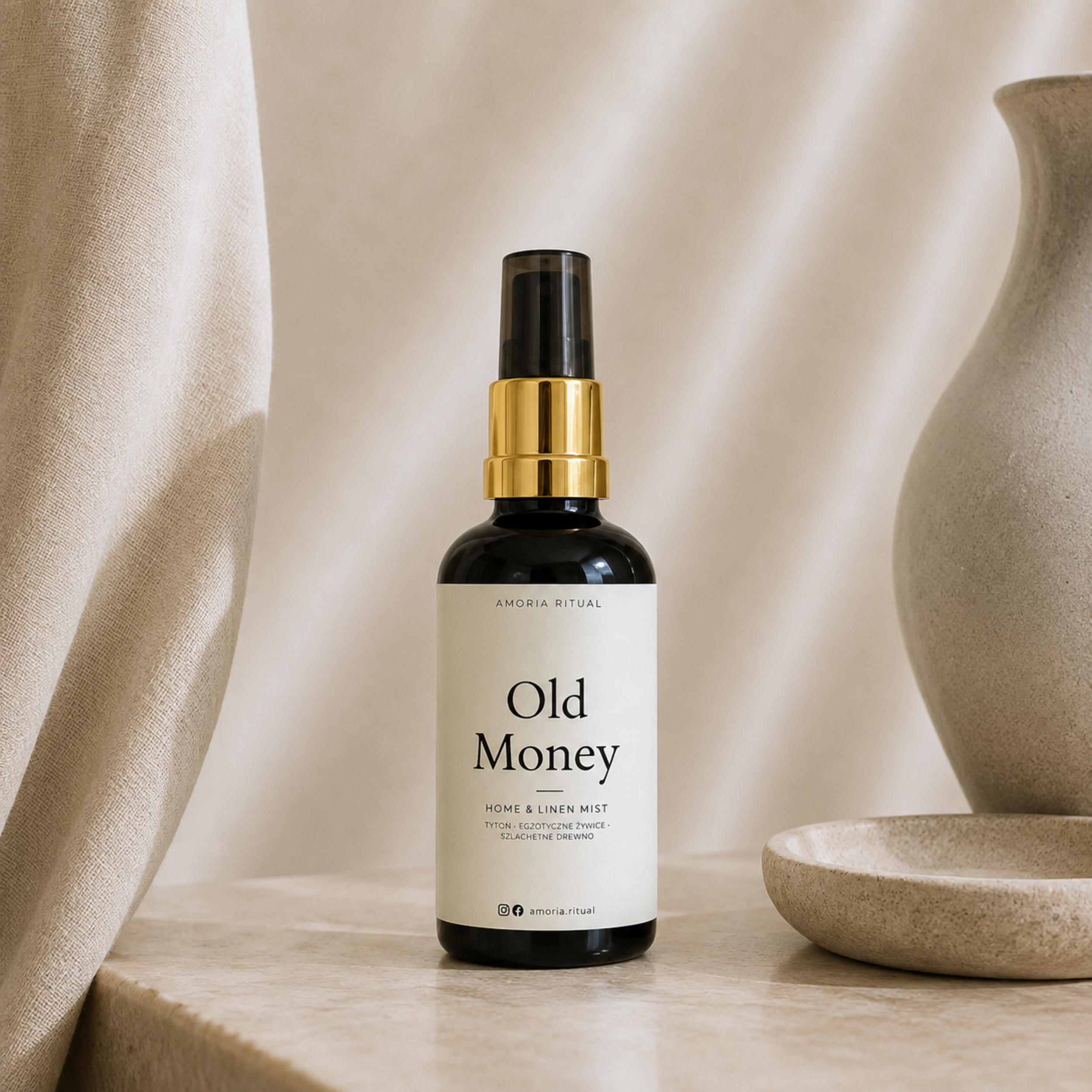 Luksusowy zapach do wnętrz AMORIA | NOMADE OUD – home spray 50ml