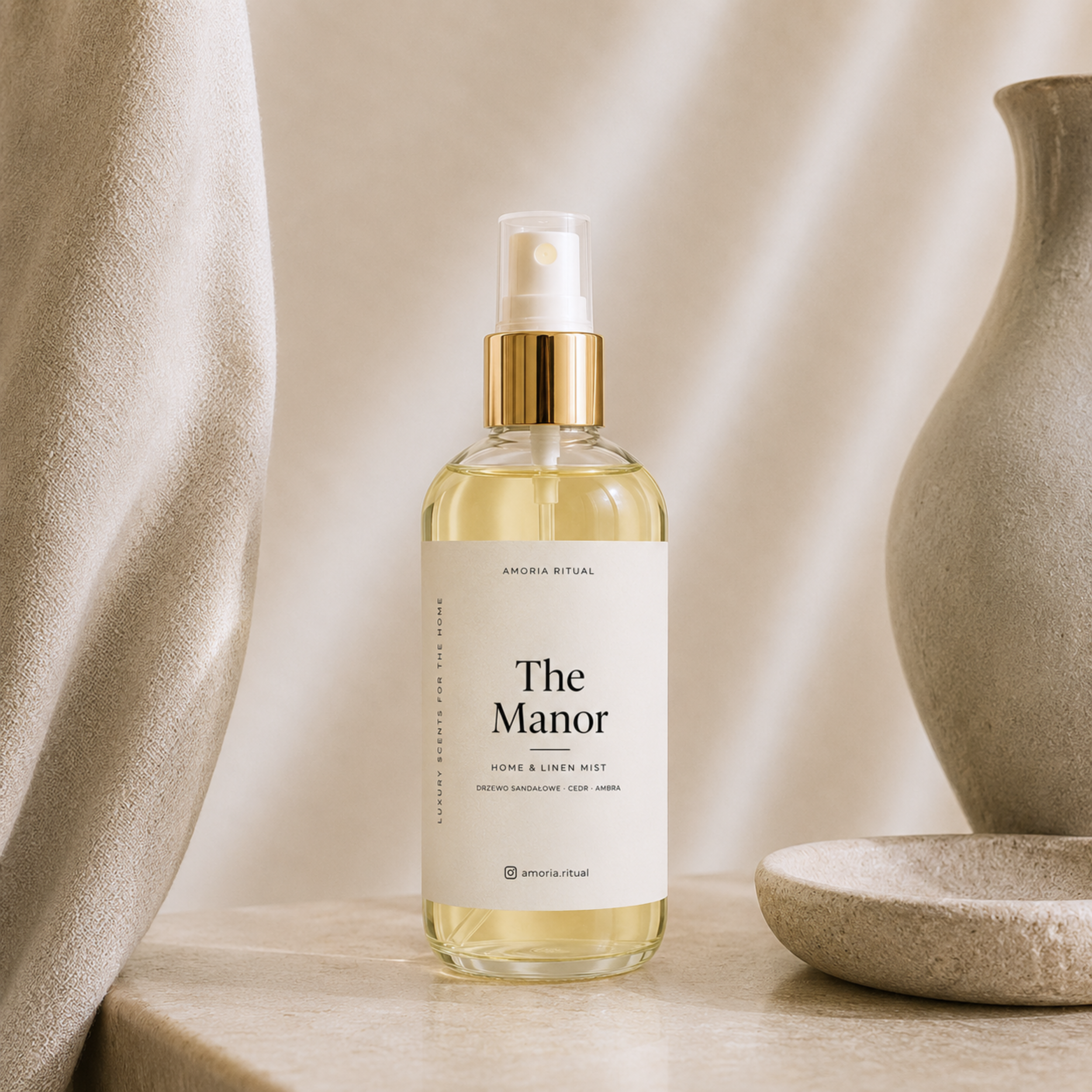 Luksusowy zapach do wnętrz AMORIA The Manor – home spray 250ml