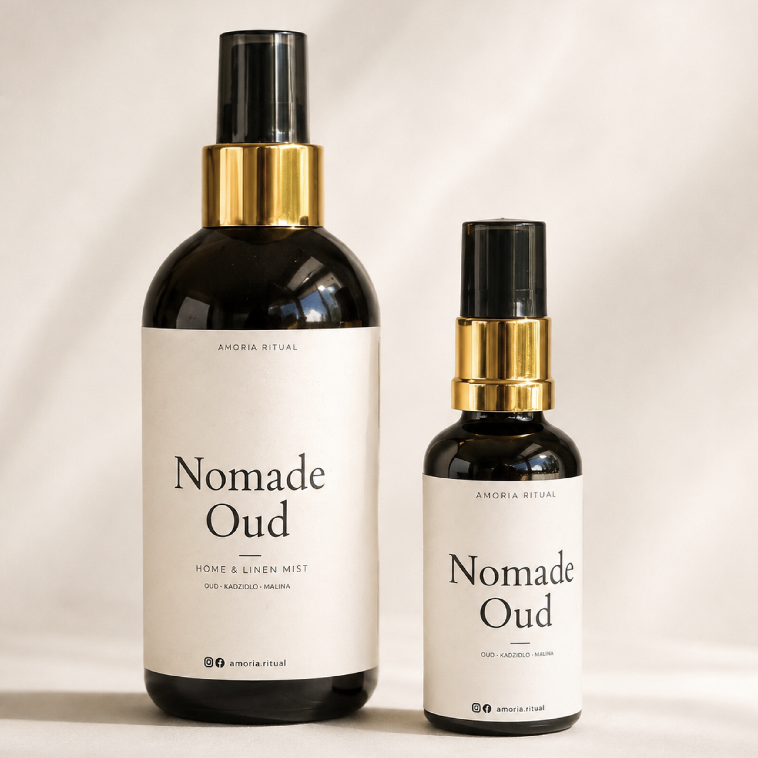 ZESTAW Prezentowy Home Spray 250ml + 50ml AMORIA | NOMADE OUD