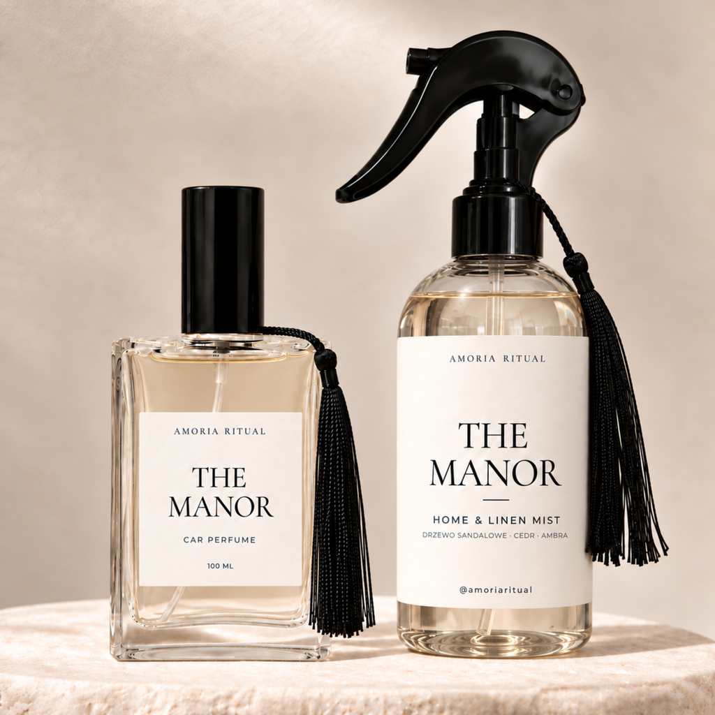 ZESTAW Car Perfume + Home Spray 250ml  AMORIA | THE MANOR