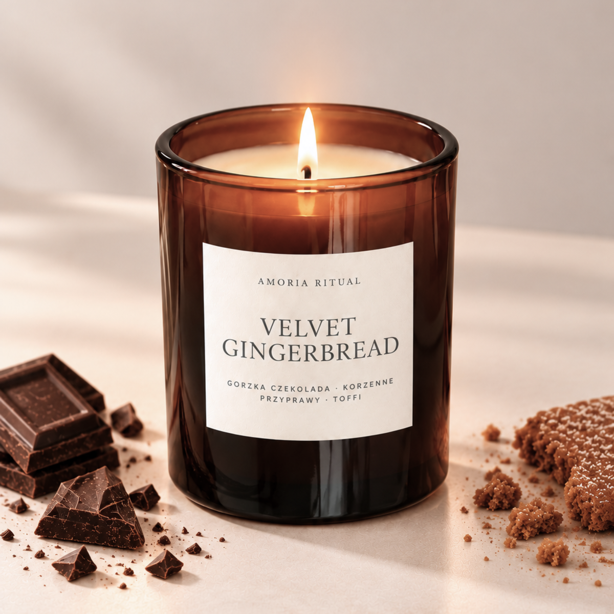 Świeca zapachowa AMORIA | VELVET GINGERBREAD 280ml