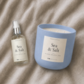 ZESTAW Home spray 50ml + świeca 600ml - SEA & SALT