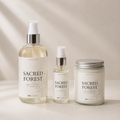 ZESTAW PREZENTOWY SACRED FOREST - Home spray 250ml + 50ml, świeca 250ml